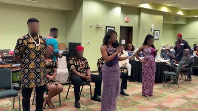 Presentation during a gathering